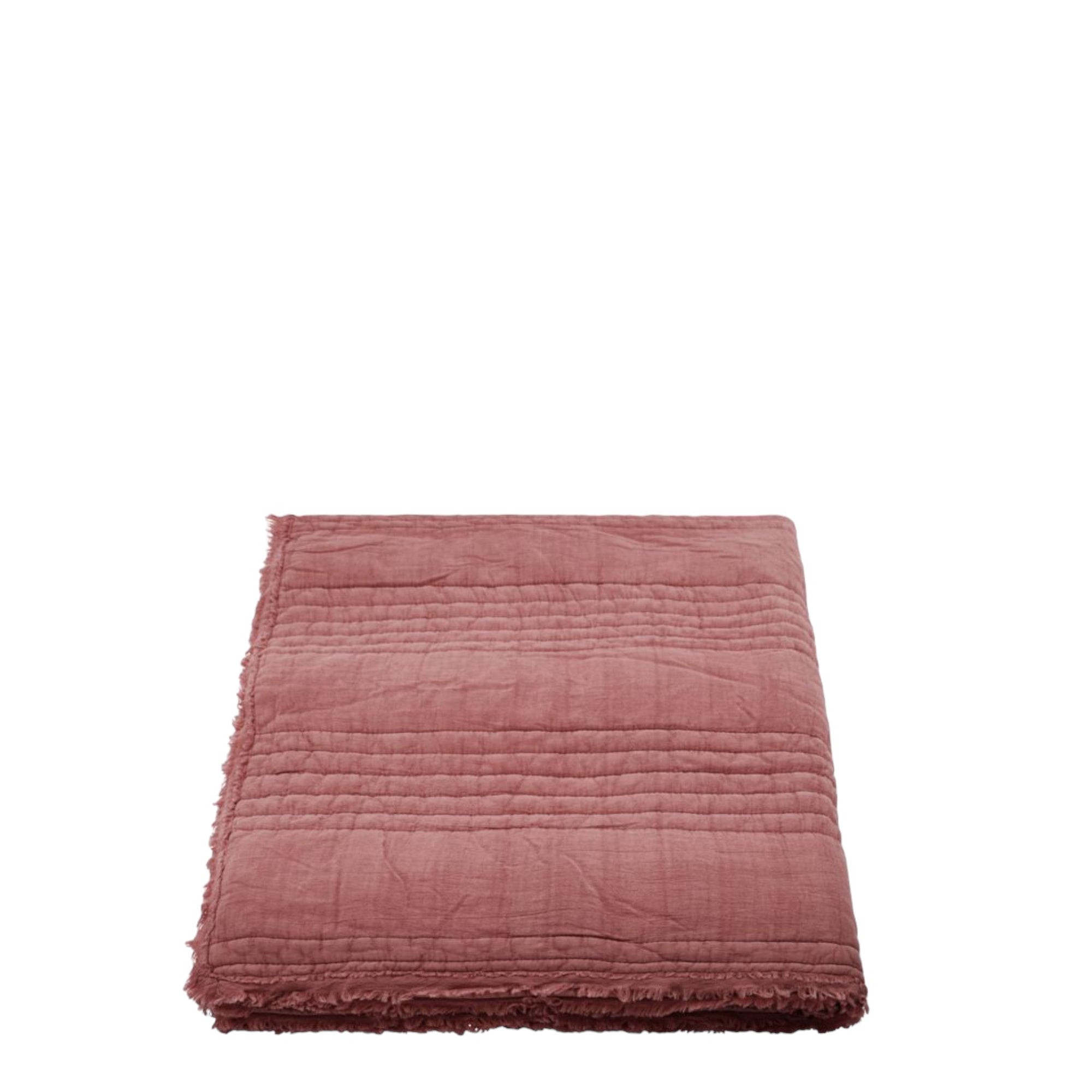Quilt RUFFLE Dusty Berry