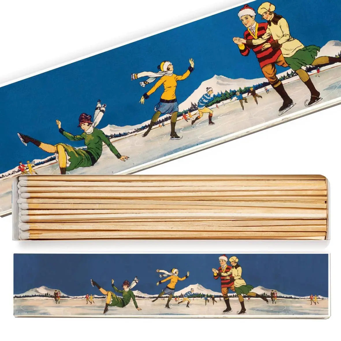 Streichholzschachtel EISLAUF | Lang