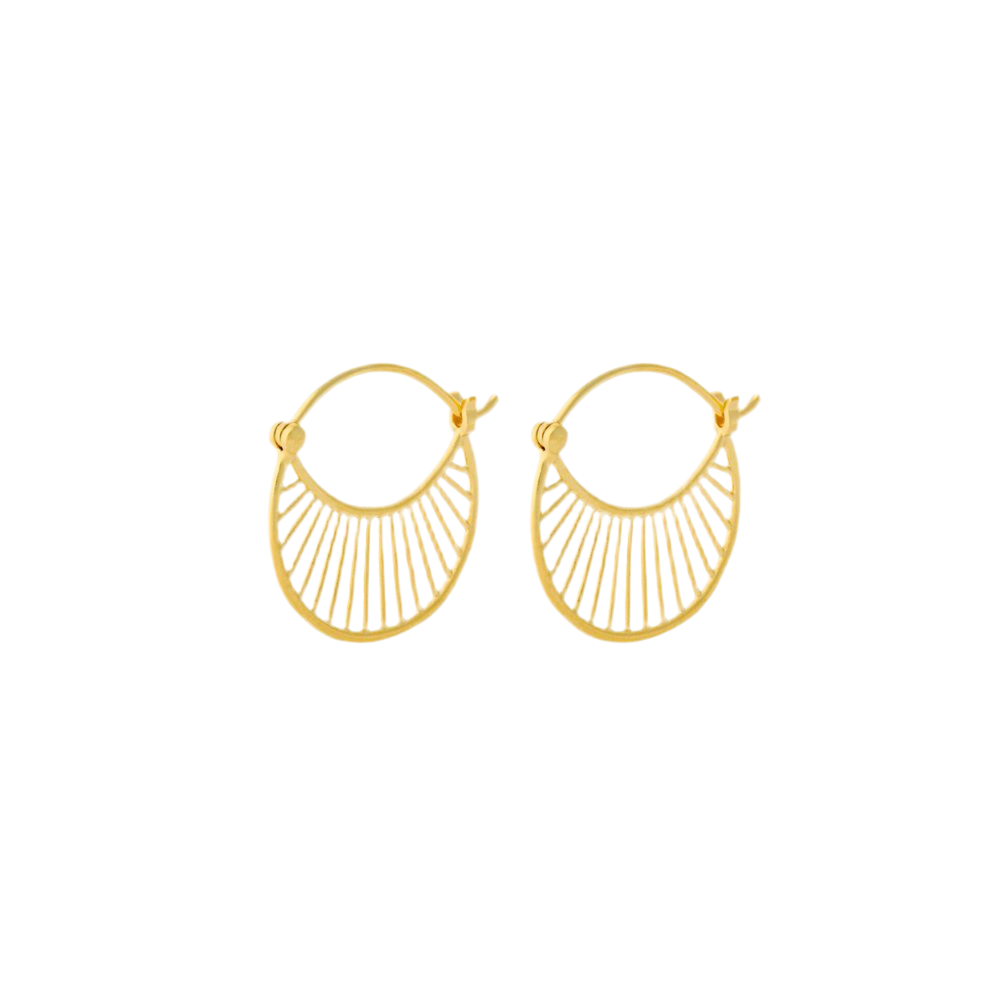 Ohrringe DAYLIGHT - gold 22 mm