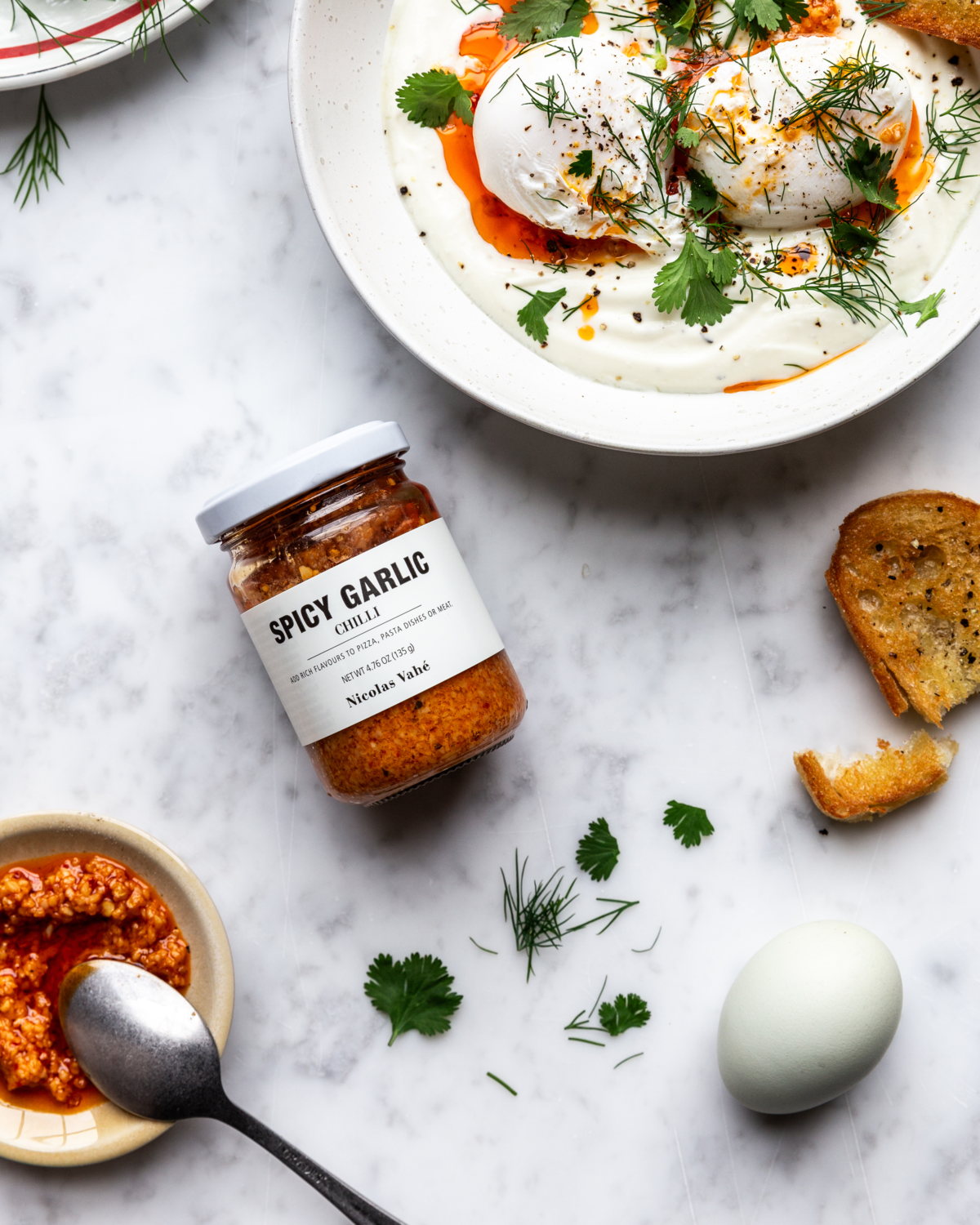 Würziger Knoblauch mit Chili