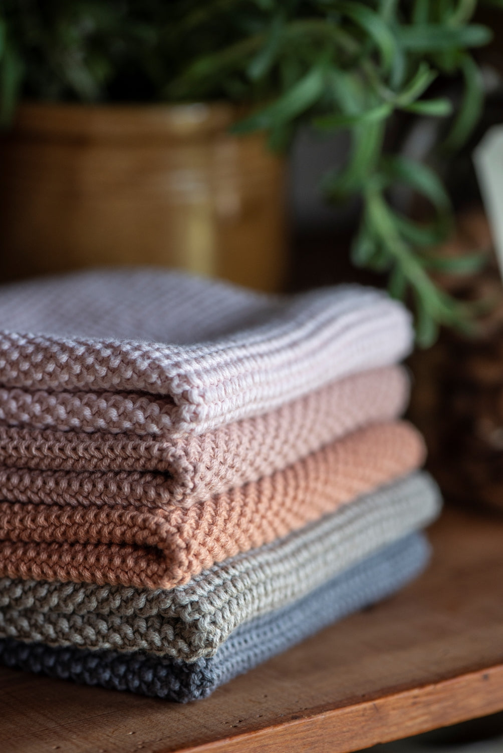 Spüllappen Baumwolle Coral