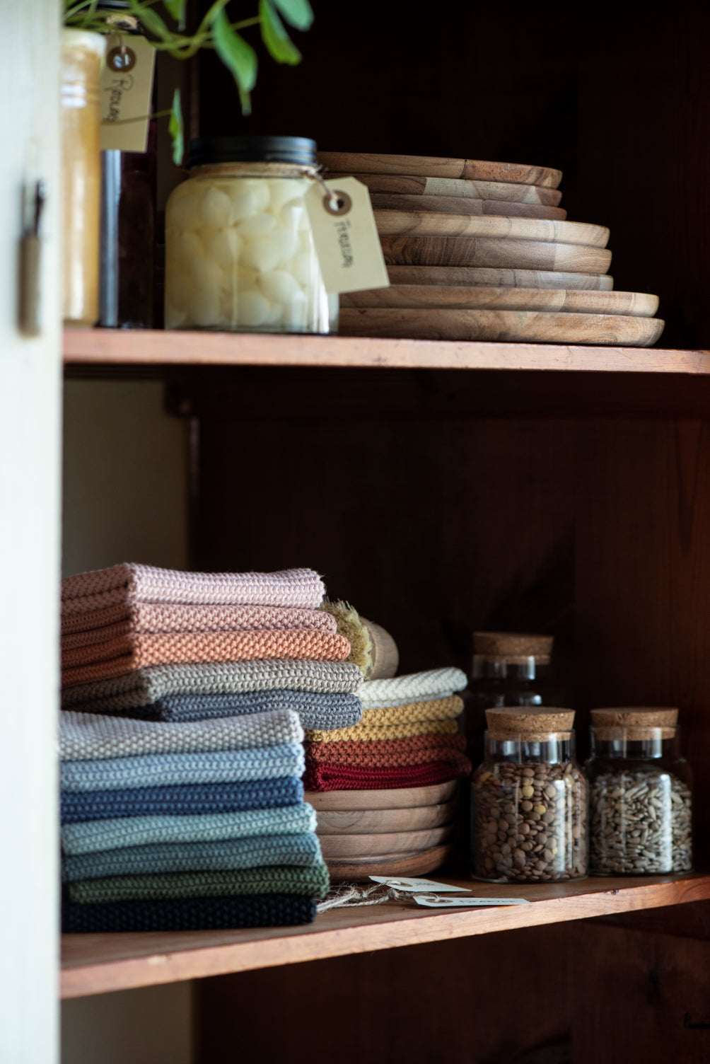 Spüllappen Baumwolle Moosgrün