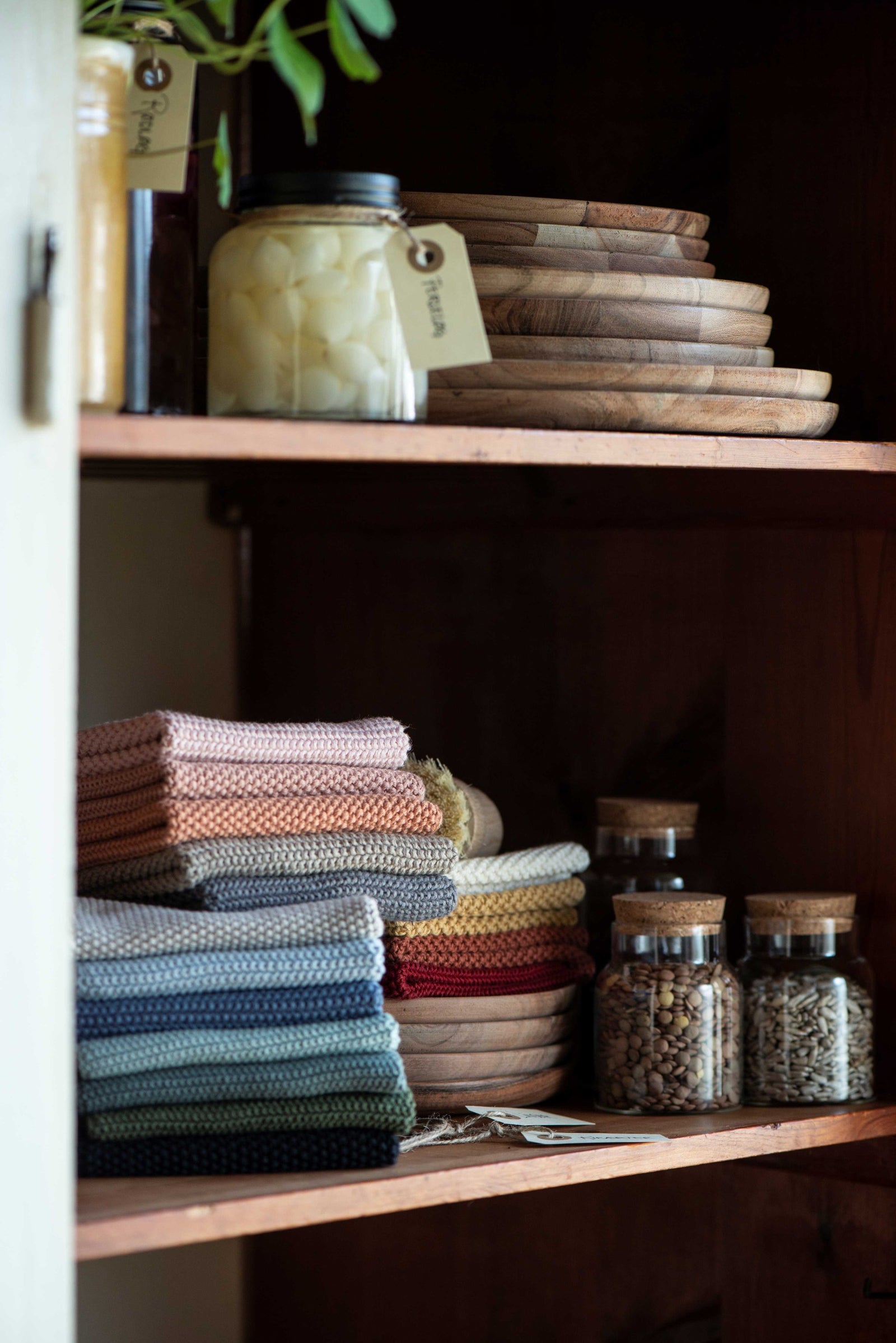 Spüllappen Baumwolle Schwarz