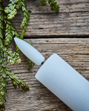 Kerze HDLED 24.5 cm | Weiss 2Stk.