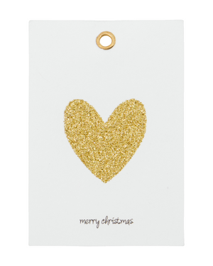 Geschenkanhänger GLITTER | 12- er Set