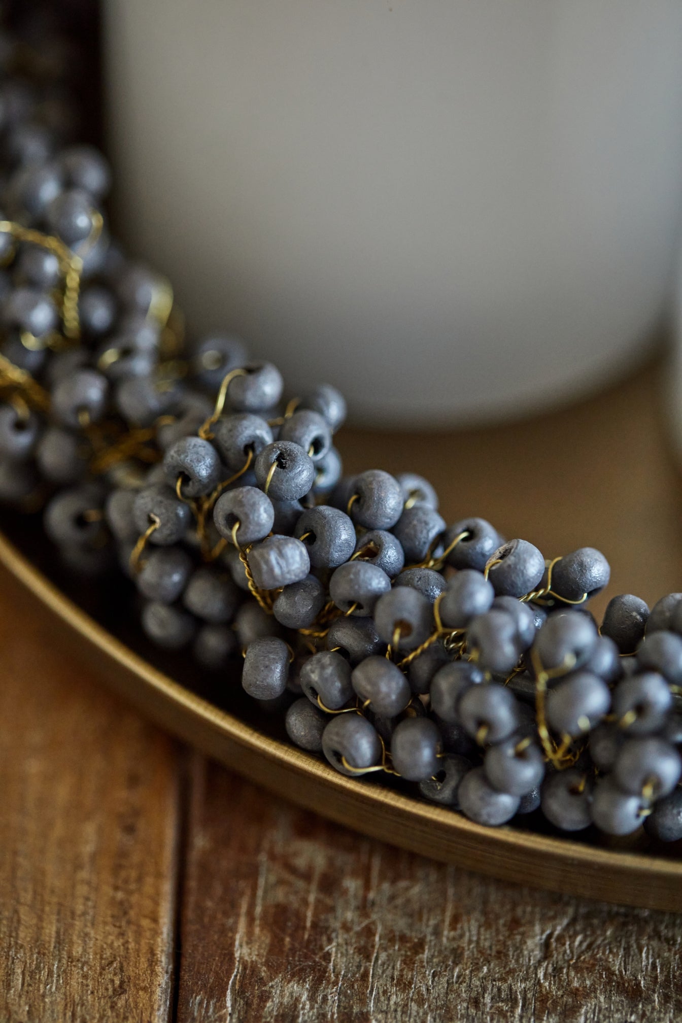 Tablett | Gold Ø: 22 cm