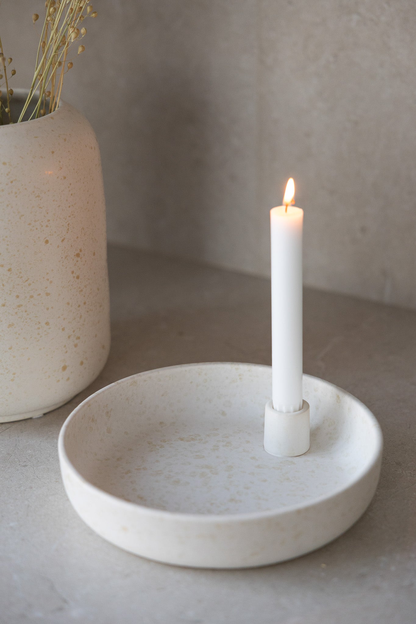 Kerzenhalter LIDATORP | PORTUGAL glasiert Ø 23 cm