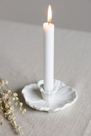 Kerzenhalter BOTANIK | Weiss