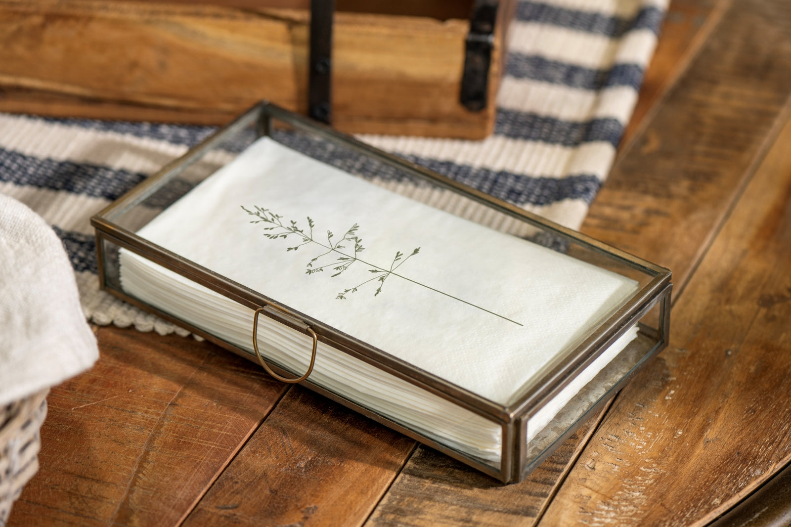 Glasbox mit Deckel rechteckig