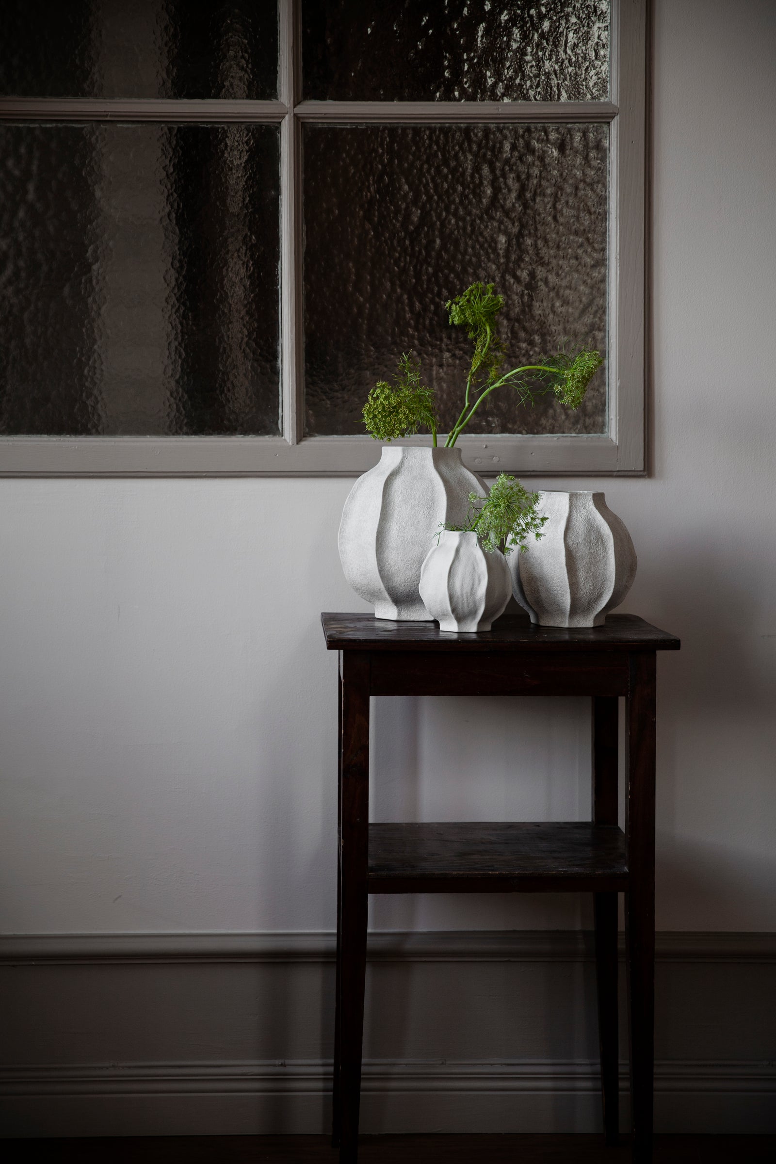 KORALLENVASE | Naturweiss 18 cm