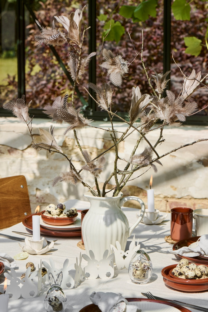 Federdeko | 2-er Set ass. mit Draht