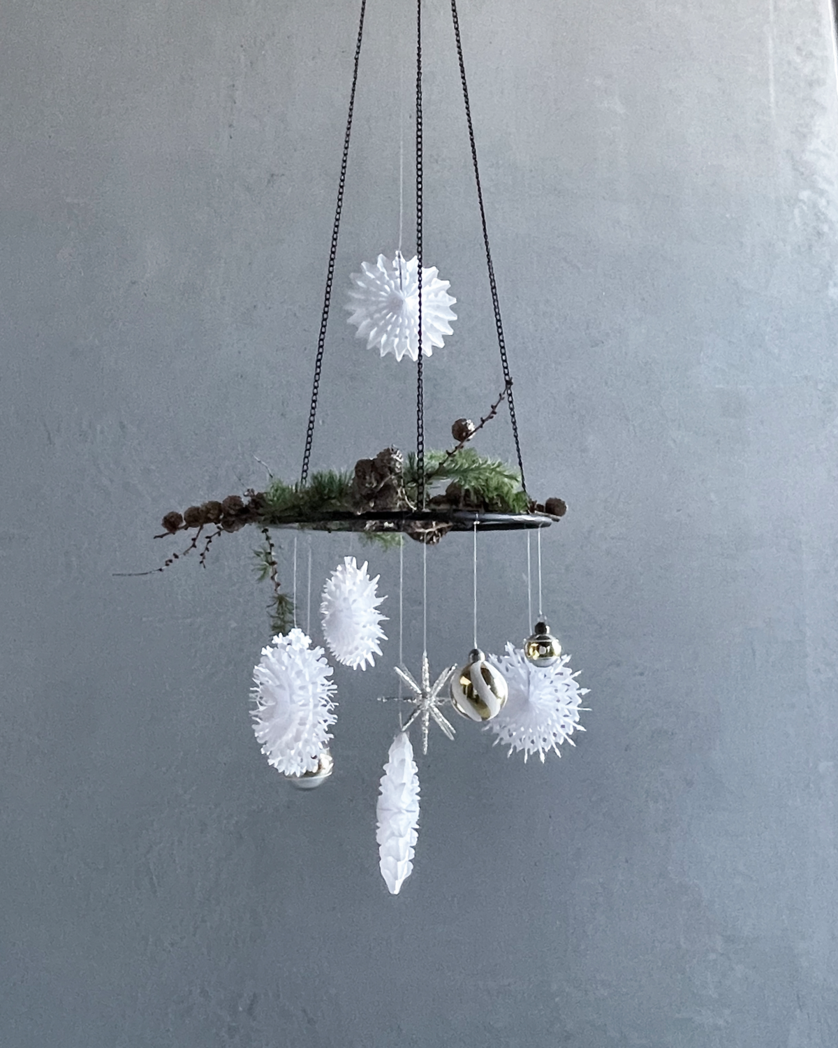 Papiersterne FOLD | Weiss Ø 15 cm 3-er Set