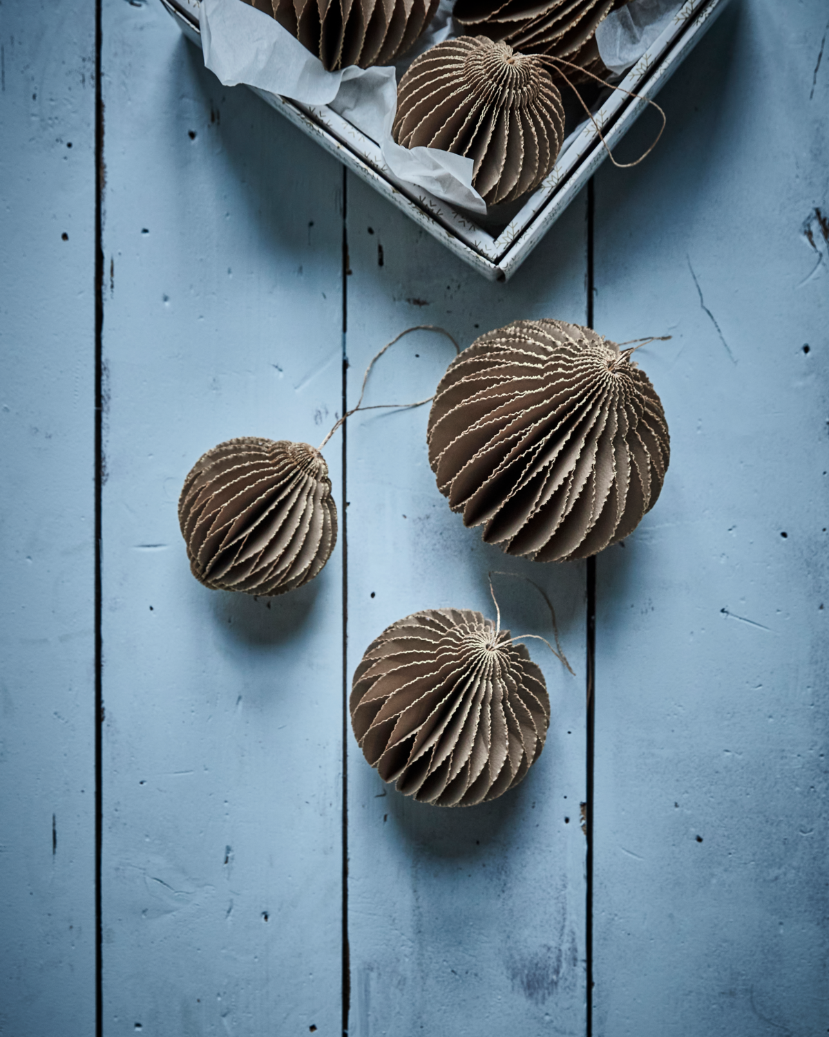 Weihnachtsdekoration ALSTA | Small Brown - Golden