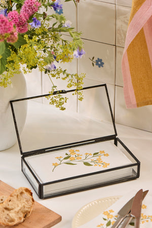 Glasbox mit Deckel rechteckig