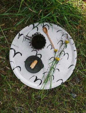 Serviertablett BIRD | Ø: 38 cm