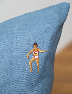 Kissenbezug SWIMMERS | Blau