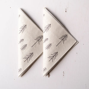 Papierservietten TALL  | Beige - Schwarz