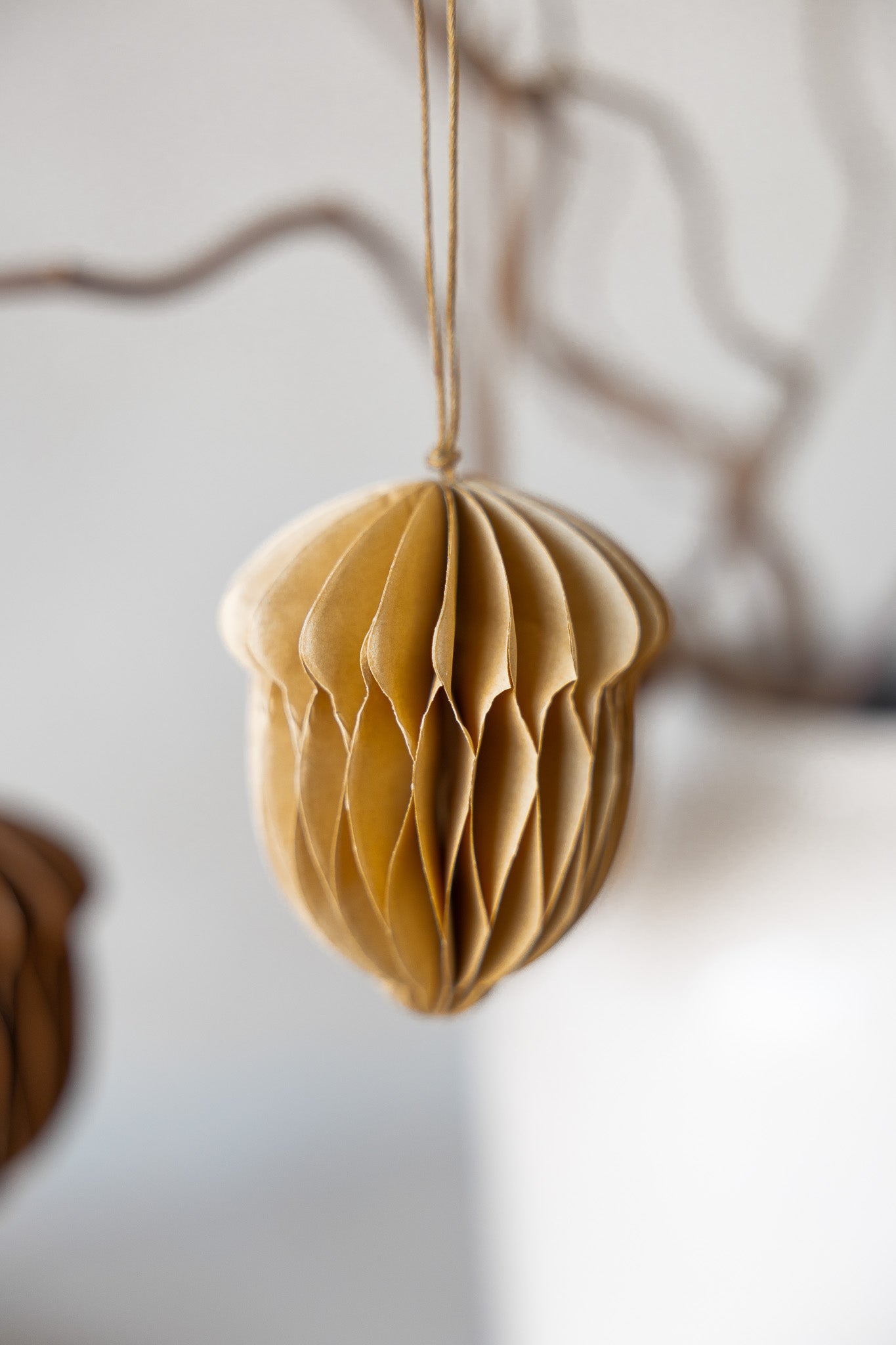 Papierdekoration EKHOLMEN | Light Brown