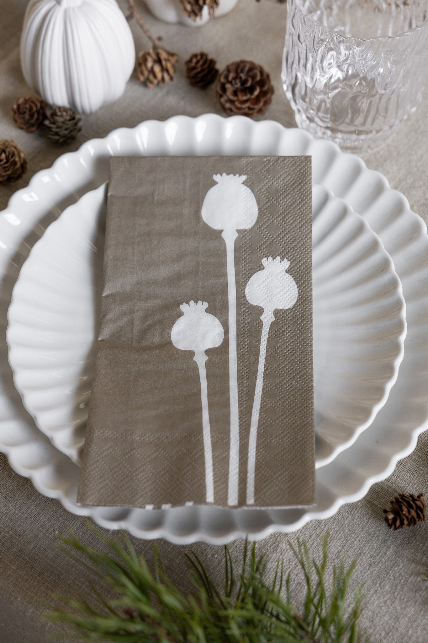 Papierservietten VALLMOKAPSLAR