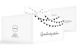 Geschenkgutschein (Klappkarte)