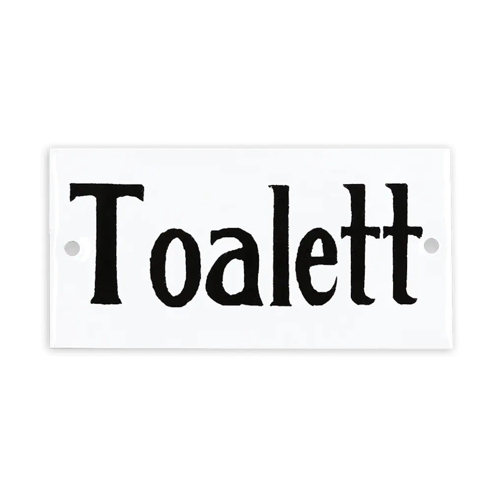 Schild | TOALETT