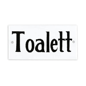 Schild | TOALETT