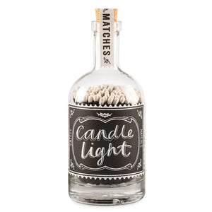 Streichhölzer CANDLE LIGHT | Glasflasche