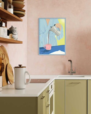 Print KAFFEE ZUERST... | 30 x 40 cm