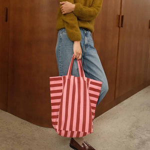 Baumwolltasche / Shopper ELISABETH | Ziegel / Rosa
