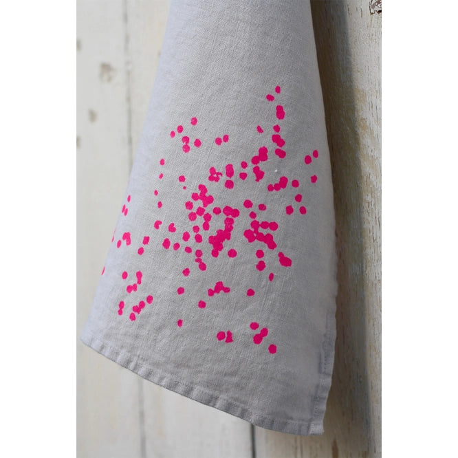 Geschirrtuch BLÜTENBLÄTTER | Pink