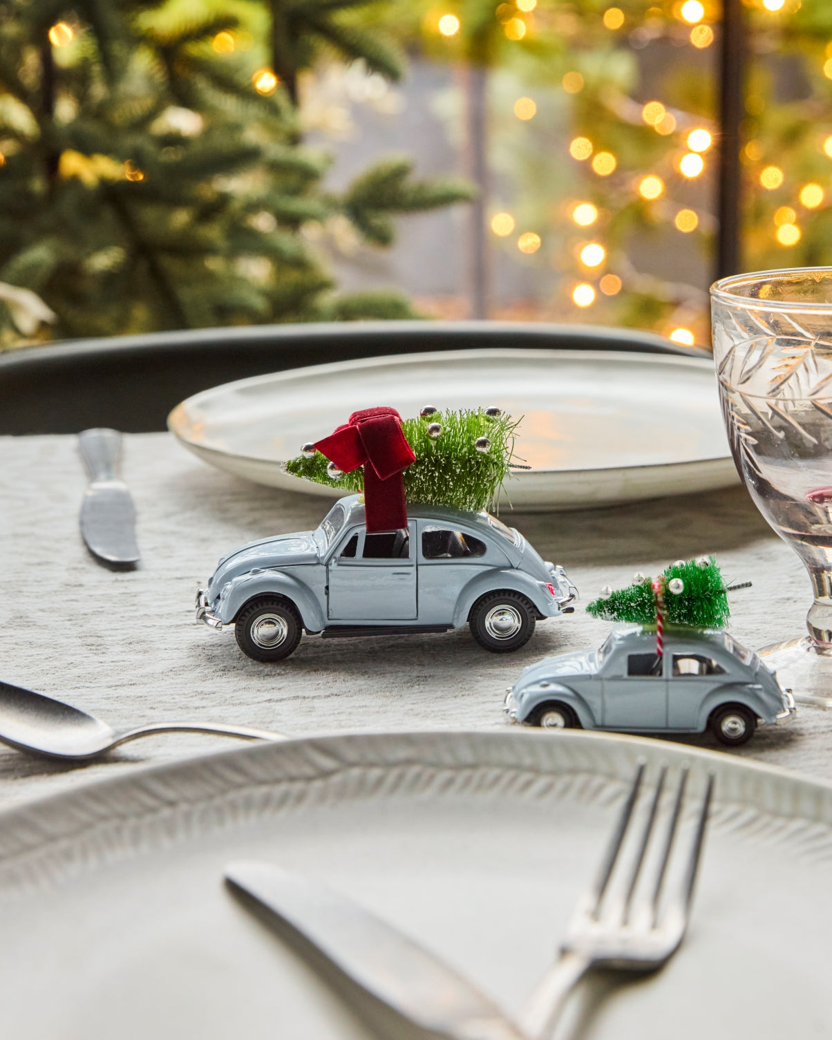 CHRISTMAS CAR Large | Light blue
