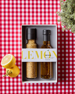 Geschenkbox LEMON / THYME | Salz & Öl