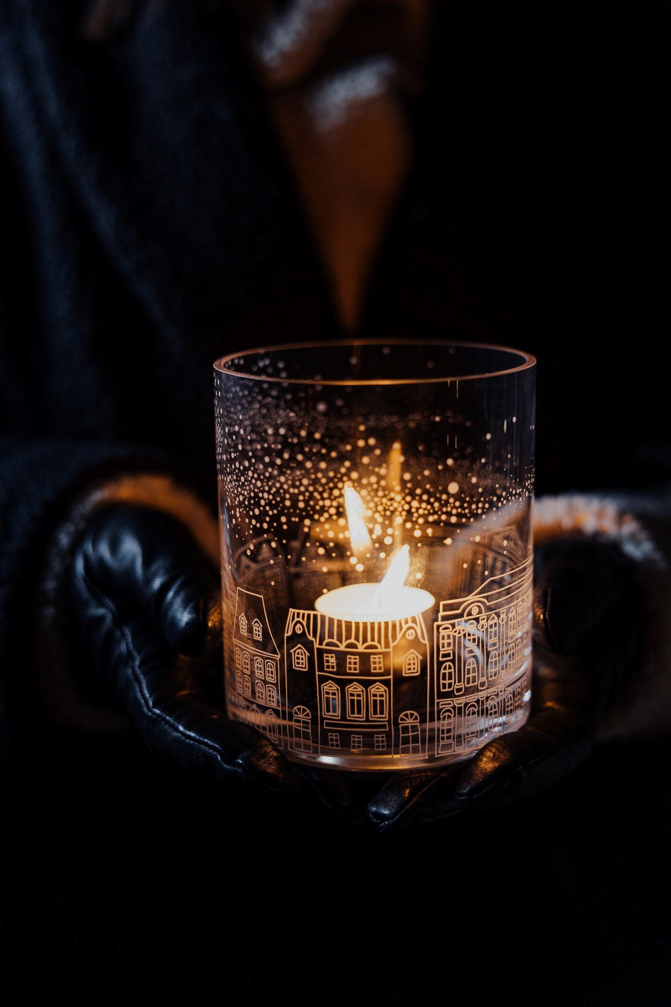 Teelichthalter HUS | 12 cm