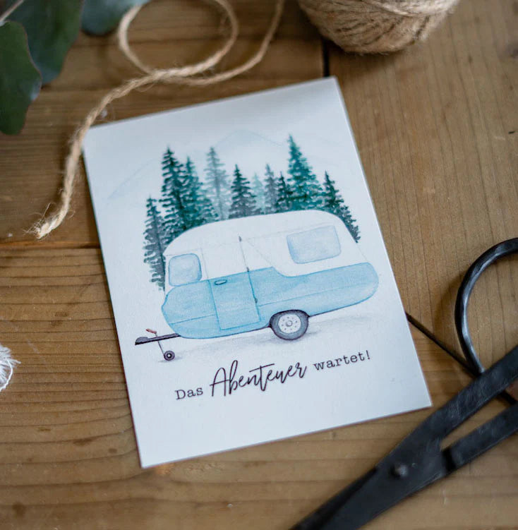 Postkarte ABENTEUER