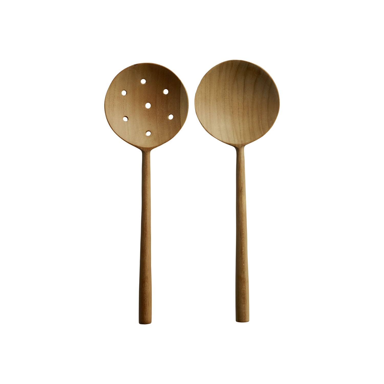 Salatbesteck TEAK | 2- Teilig