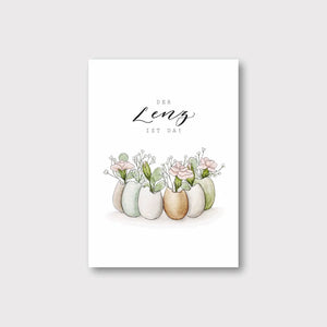 Postkarten DER LENZ IST DA