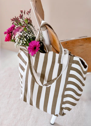 Baumwolltasche / Shopper ELISABETH | Olive