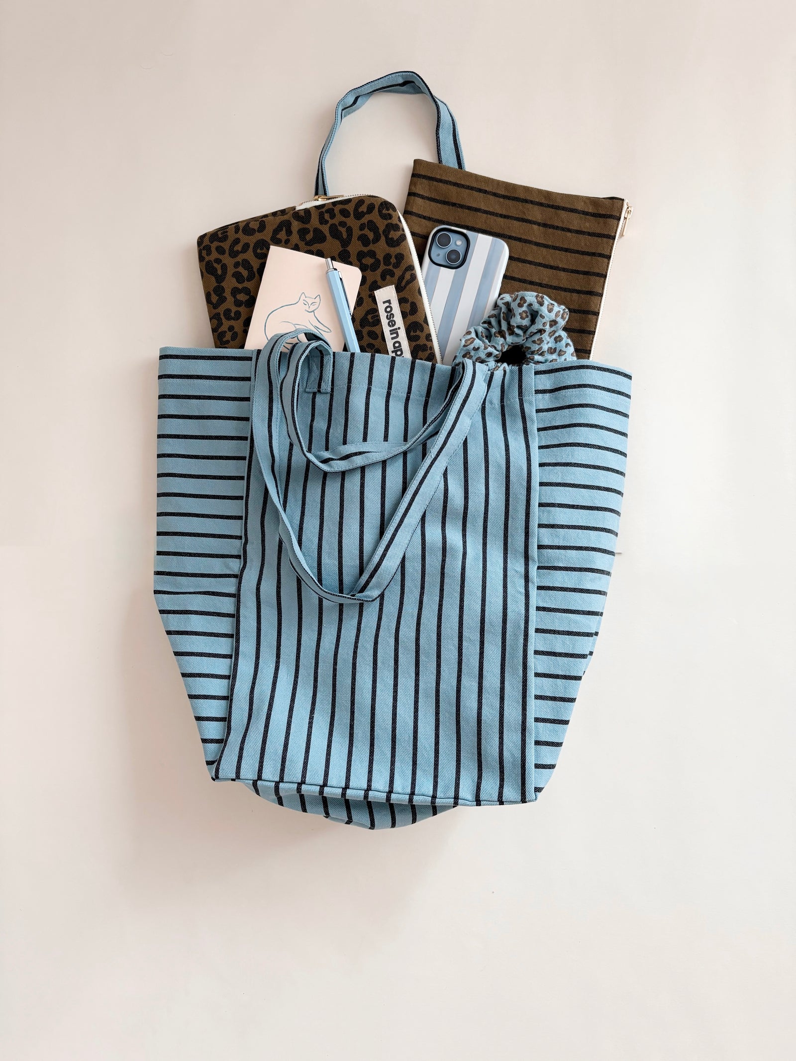 Baumwolltasche / Shopper ELISABETH | Himmelblau