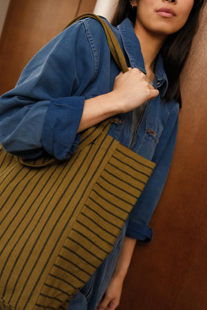Baumwolltasche / Shopper ELISABETH | Olive