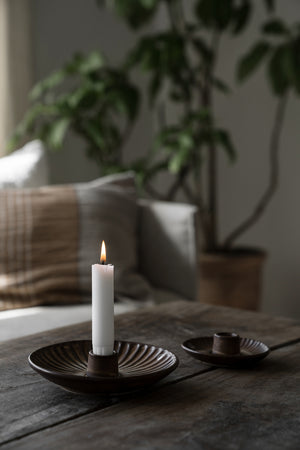 Kerzenhalter | Braun