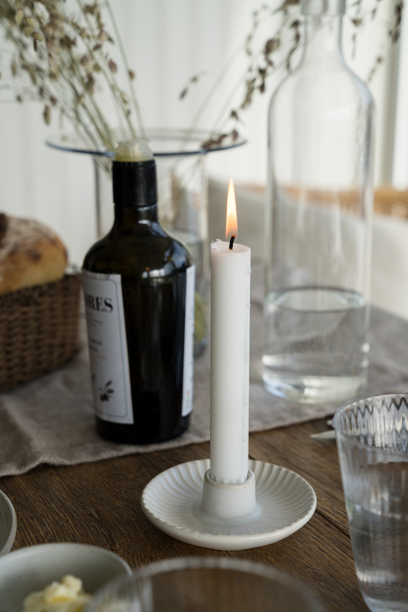 Kerzenhalter | Weiss
