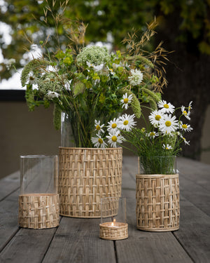 Teelicht / Vase BASKET | 9 cm