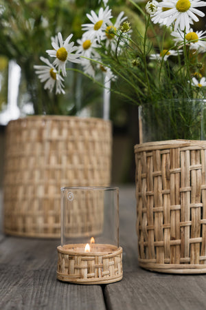 Teelicht / Vase BASKET | 9 cm
