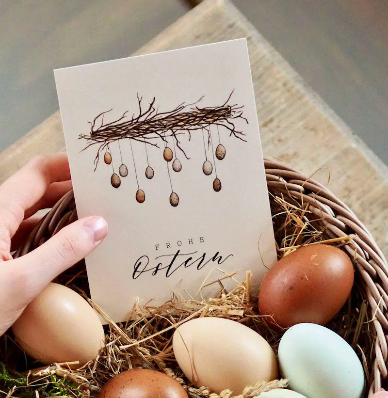 Postkarte EIERKRANZ