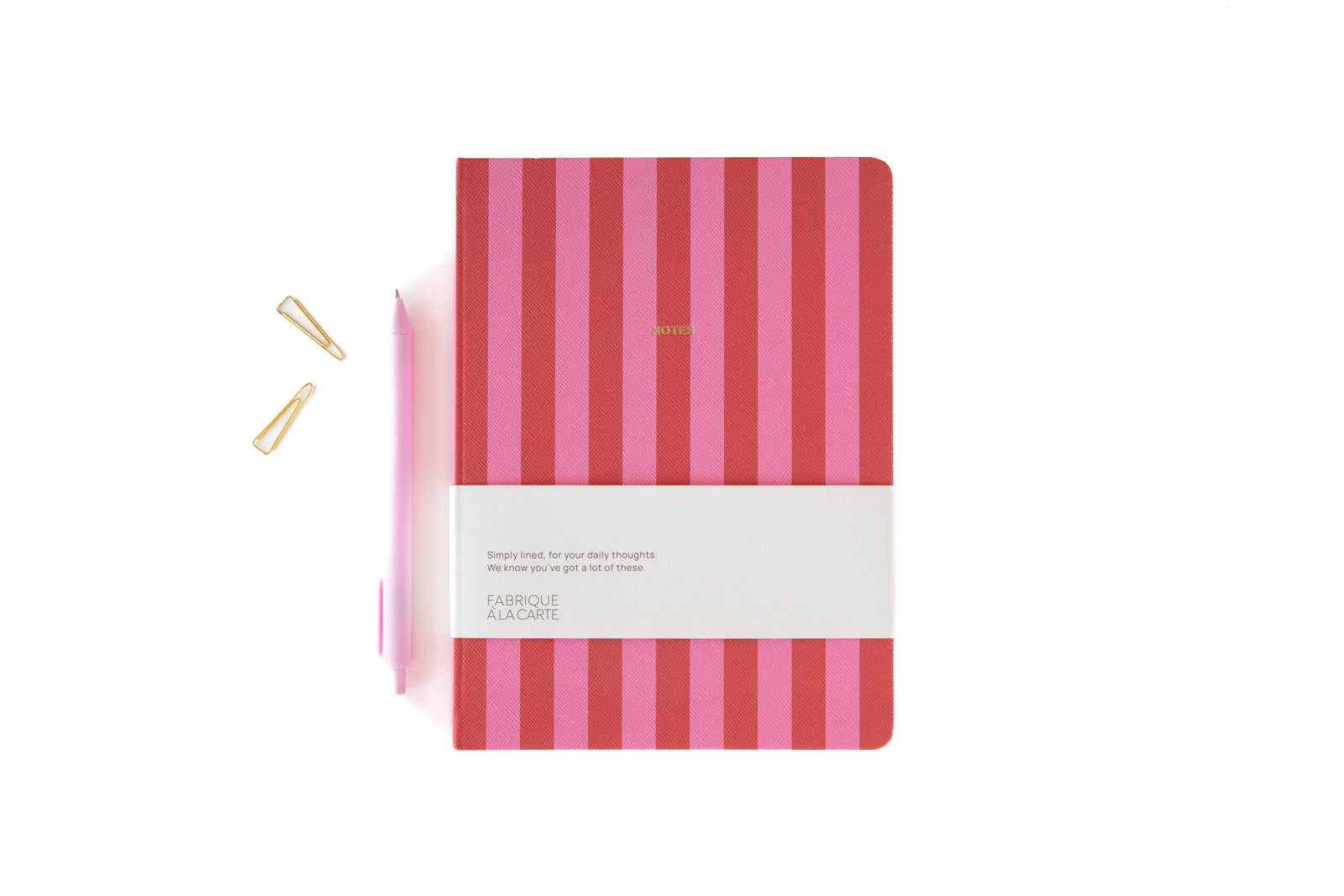 Notizbuch | Stripes Pink