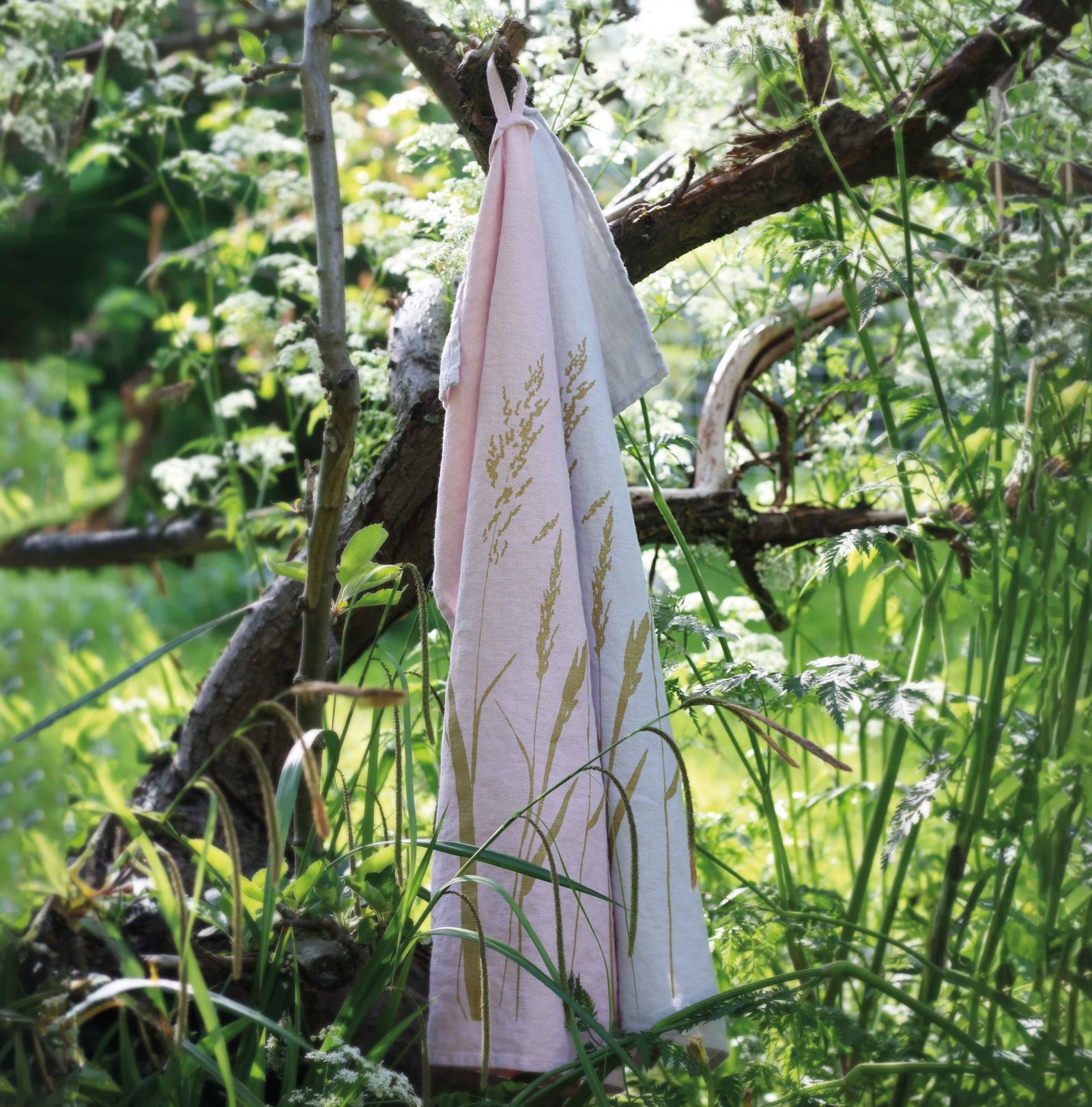 Geschirrtuch WIESE | Rosa