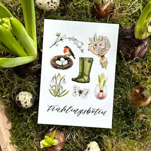 Postkarte FRÜHLINGSBOTEN