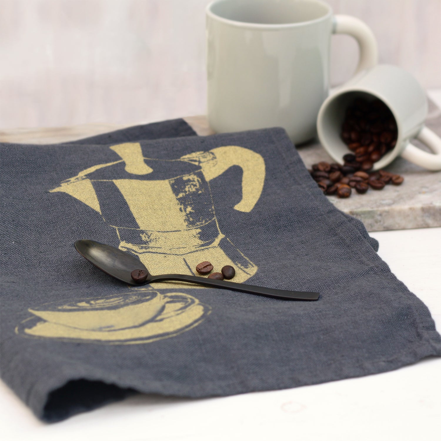 Geschirrtuch KAFFEE | Anthrazit