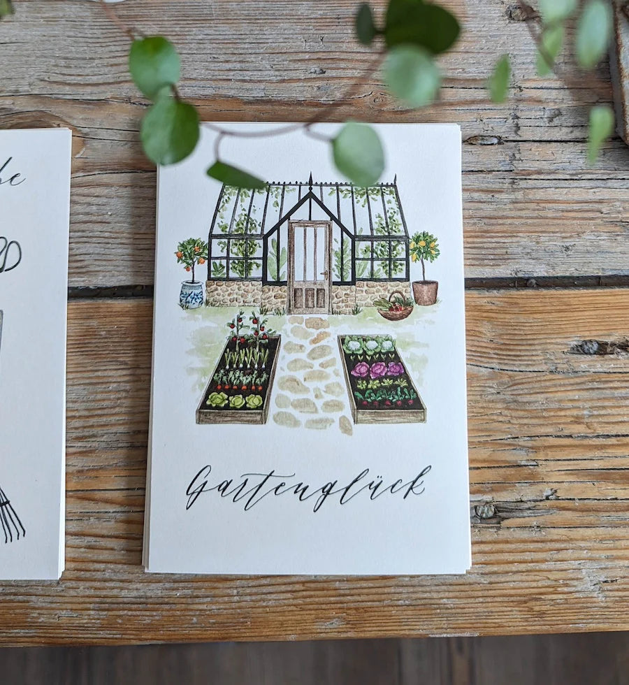 Postkarte GARTENGLÜCK