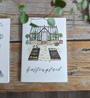 Postkarte GARTENGLÜCK